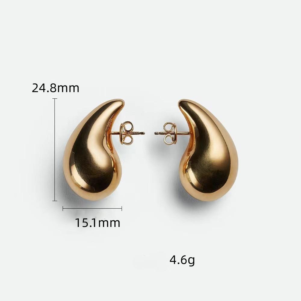 

Модные гладкие именные серьги, простые и классные серьги, ювелирные изделия