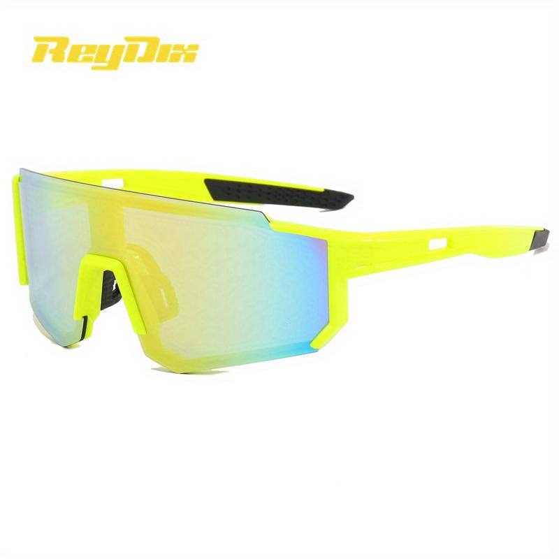 ReyDix Uniseks, sportowe, kolorowe, modne okulary przeciwsłoneczne do jazdy konnej, UV400