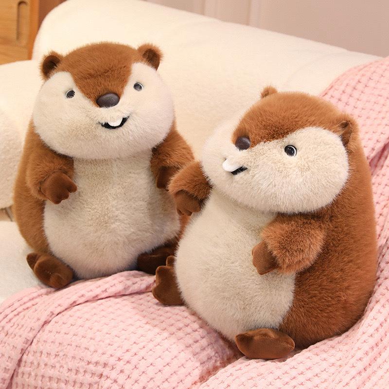 12-35cm cartoon cute little mouse soft plush stuffed toy kawaii groundhog pillow children's birthday gift room decoration