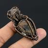 Montana Agate & Rainbow Moonstone Pendant, 999 Copper Wire Wrapped Handmade Brand New Jewelry, Gift For Him Gemstone Pendant For Women