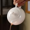 Théière Suet Jade Porcelaine Grande Capacité Pot Xishi Ménage d'une Personne Céramique Thé Chinois Fait Main Pot Unique