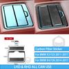 For BMW X3 F25 2011-2017 For X4 F26 2014-2017 Accessories Interior Dashboard Gear Outlet Full Set Kit Carbon Fiber Cover Sticker