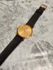 [USED] Mens Watch SEIKO Quartz Gold Dial Genuine Leather Belt Vintage Working Japan Store