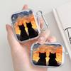 Clear Earphone Cases Cover Case For Airpods 2 Pro3 3 Pro2 Pro 4 1 Van Gogh Art Cat