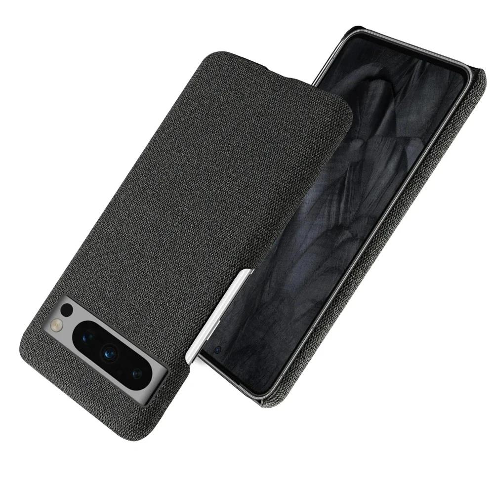 For Google Pixel 8 Pro 7 6 5 Case Luxury Fabric Antiskid Cover For Google Pixel 5G 6a 7a 8 Pro Cloth Capa