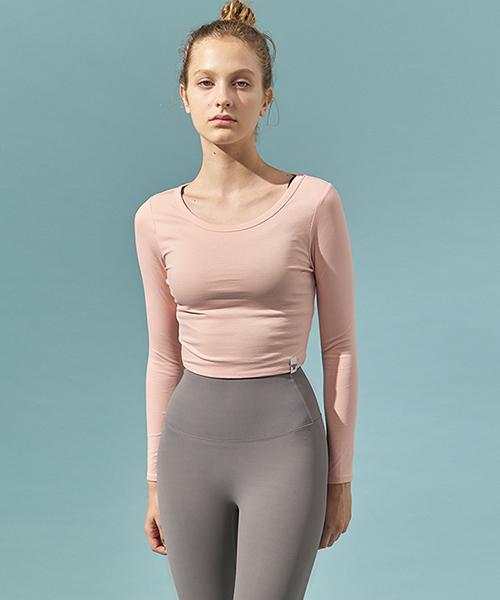 Reina Mora Cutout Back String Cover-Up Peach Powder 2