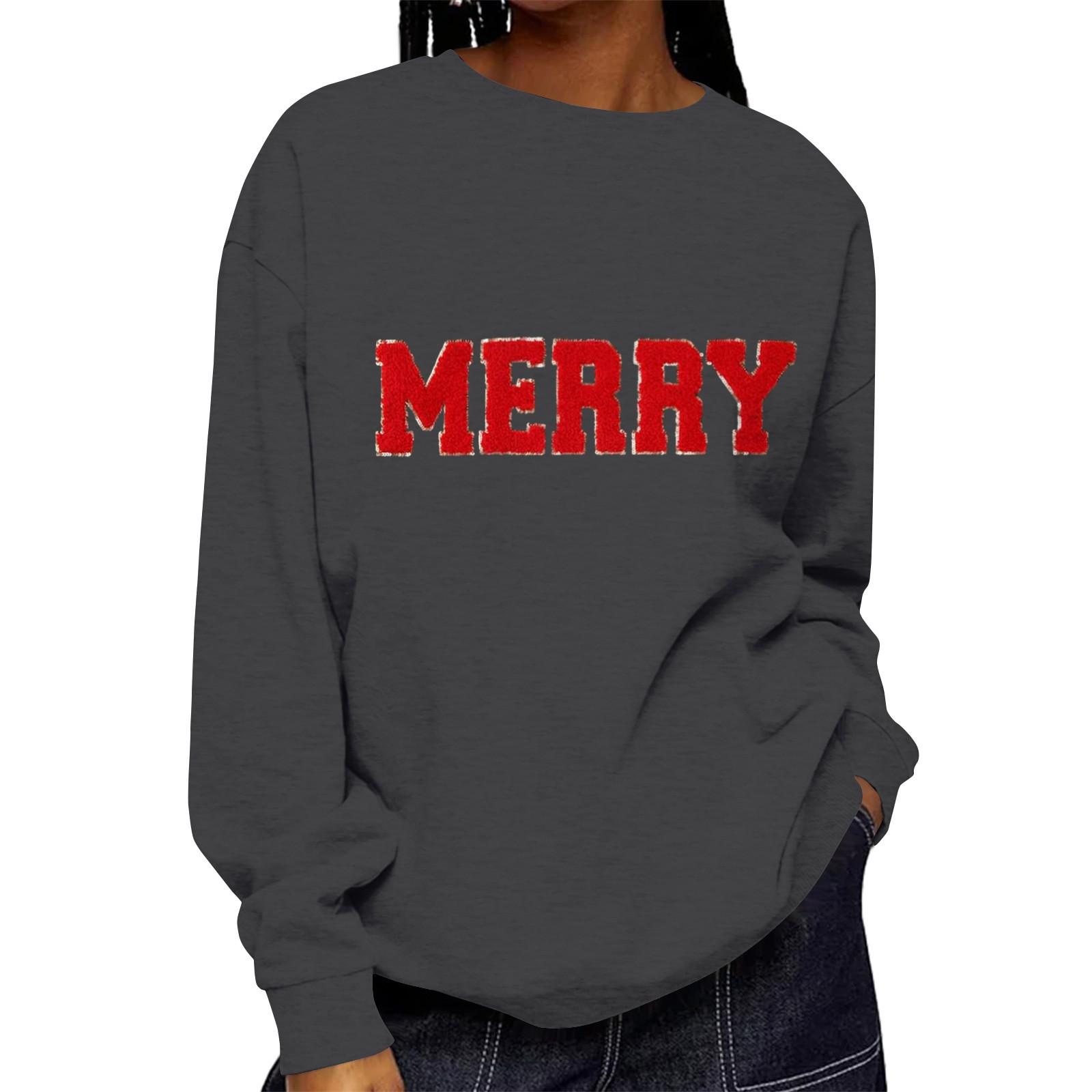 

Женская модная повседневная свободная толстовка с круглым вырезом и длинным рукавом, однотонная XL