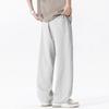American mesh ice silk pants men's summer thin breathable quick-drying sweatpants straight loose trendy casual trousers