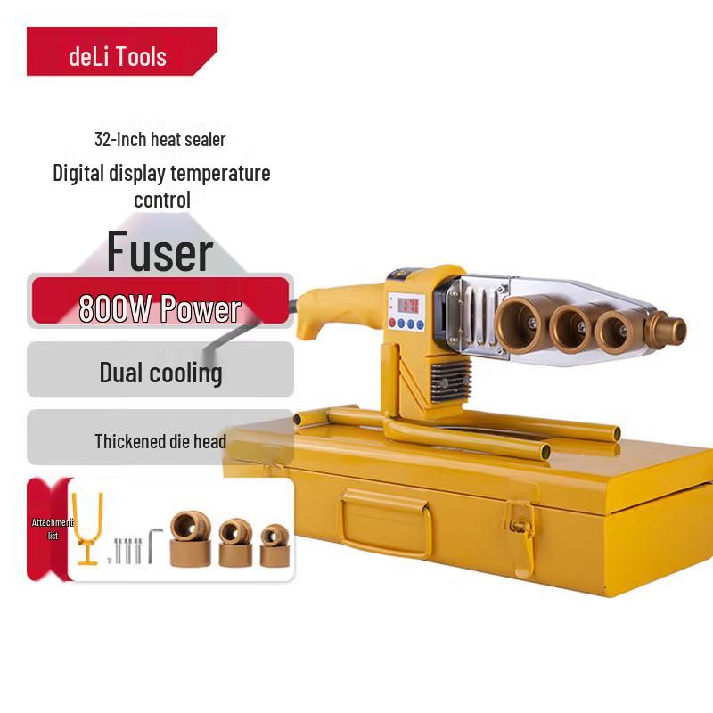 

Deli 800W PPR Hot Melt Welder CN plug (adapter included)