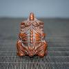 Chinese Antique Boxwood Carving Exquisite Unicorn Pixiu Statue Collection Art