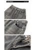 Yadu Unisex Retro Hong Kong Style Washed Denim Pants - Loose Straight Leg Casual Pants
