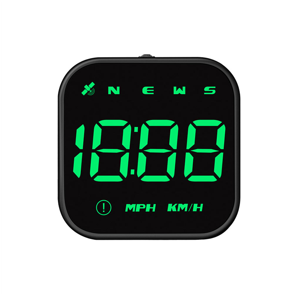 

Универсальный цифровой автомобильный HUD Head Up Display GPS спидометр датчики компас USB порт компас измеритель скорости для легковых пикапов зелёный