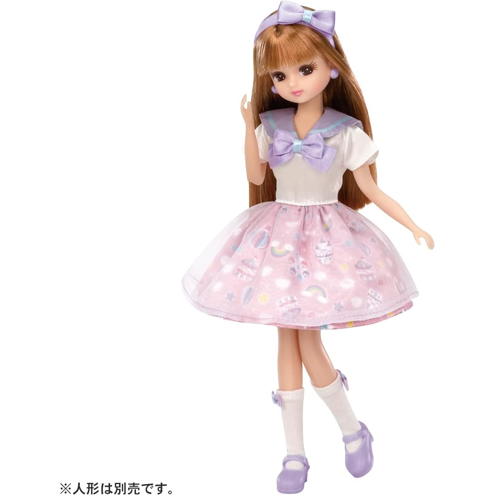Takara Tomy Licca-chan Dress LW-09 Dreamy Amusement Park Dress-Up Toy for Ages 3 and Up