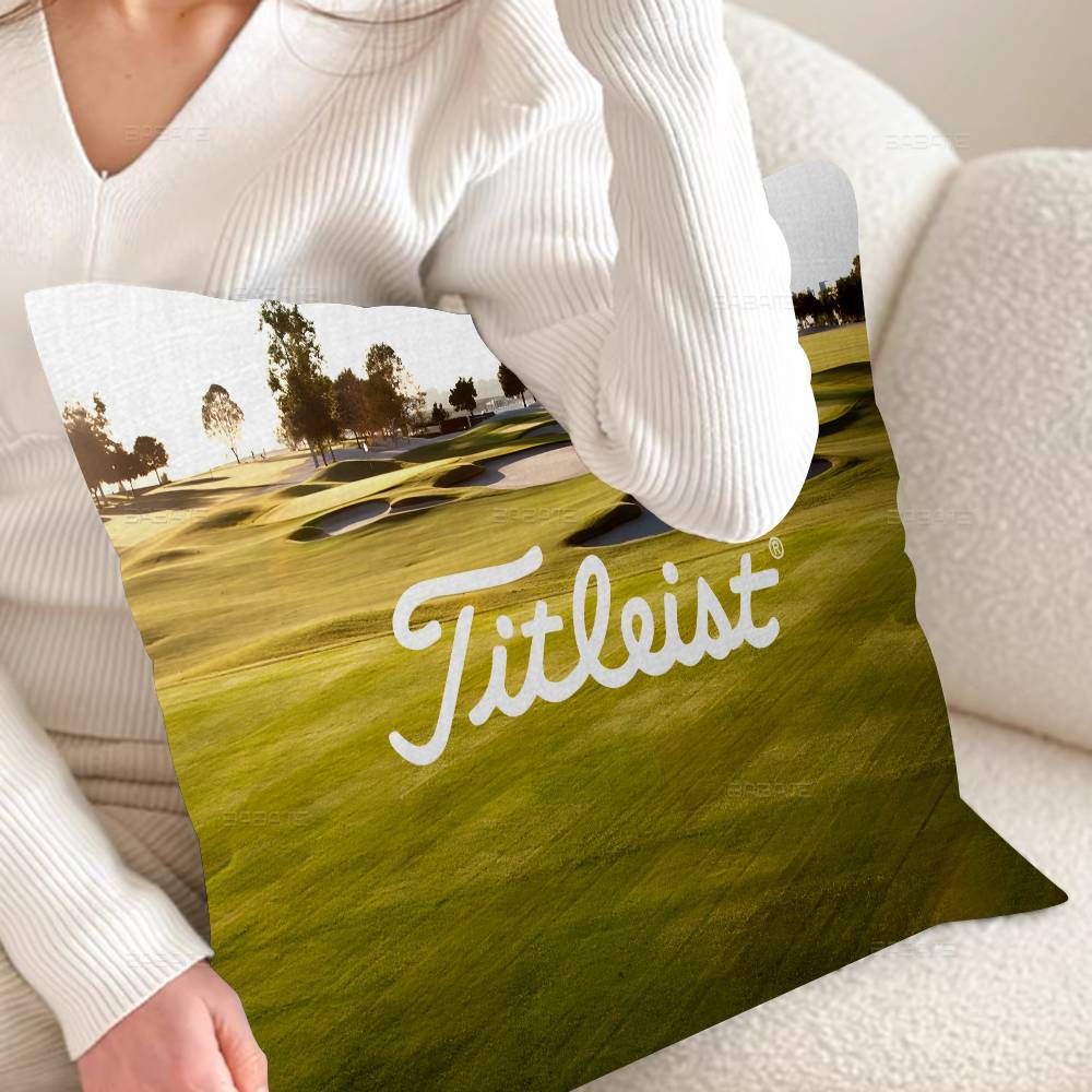 TTtitleistS Pillow Covers Cartoon Sofa Decorative Home Doublesided Printing Short Plush Cute Cushion Cover