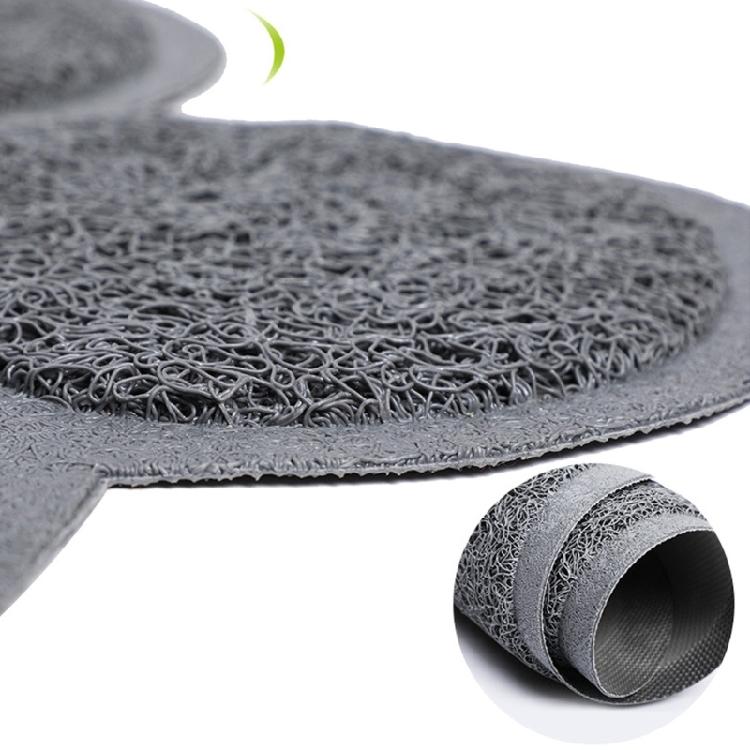 Cat Litter Mat Cat-Paw Shaped Trapping Litter Mat Water Resistant Less Waste