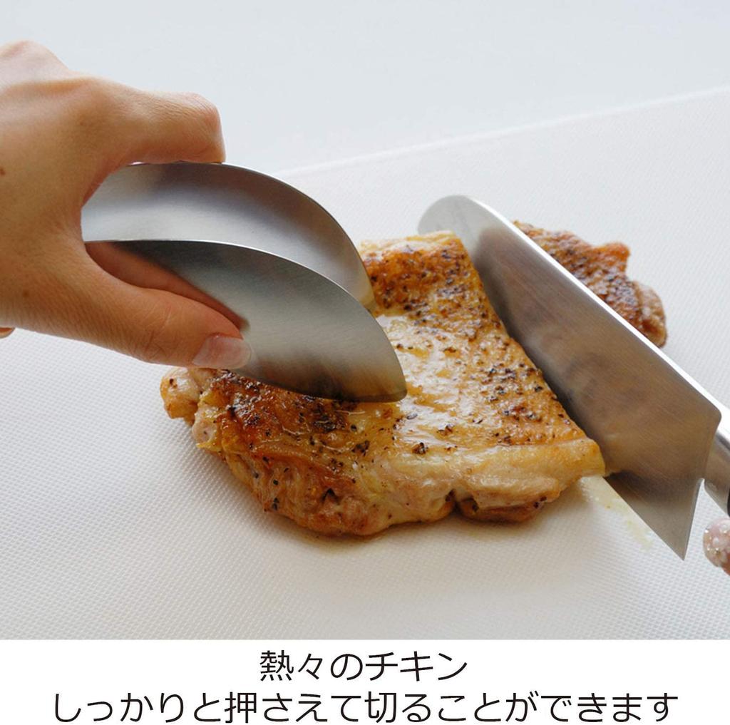 Oaks Raye Toriwake Tongs (Fingertip Tongs) Boxed, Silver Stainless Steel, Secure Grip, Delicate Movement, Made in Japan, TM1361