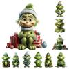 Acrylic Charming Christmas Decoration Colorful Car Interior Ornament