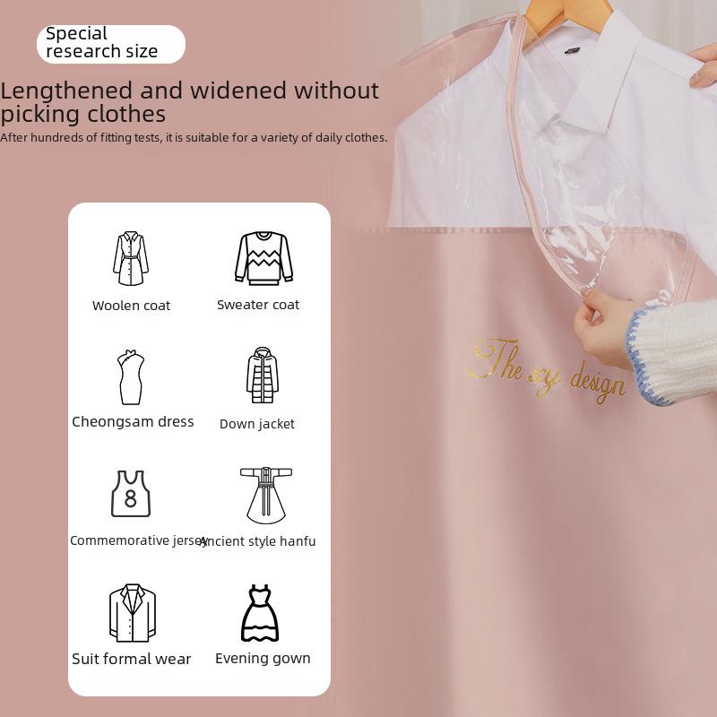 Zmywalny Pokrowiec Przeciwkurzowy o Dużej Pojemności do Przechowywania Ubrań: Idealny na garnitury, marynarki i artykuły gospodarstwa domowego