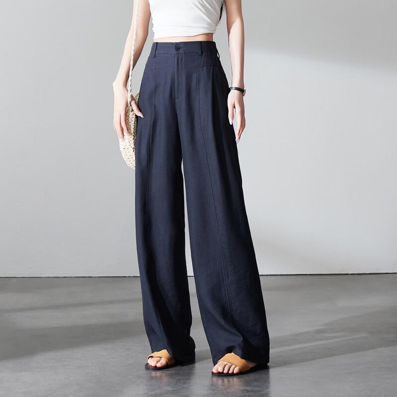 SOFSIL 2026 Summer High-Waisted Wide-Leg Pants