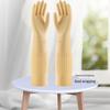 Qiaoyi Household Waterproof Extended Rubber Cleaning Gloves