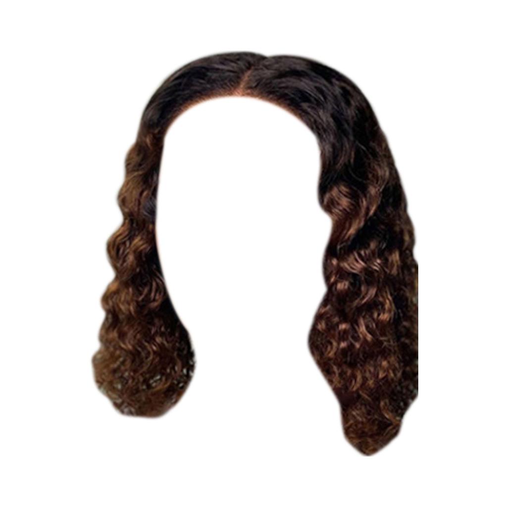 Women'S Short Curly Hair Mixed With Golden Headband Suitable For Women'S Wigs Blonde Wig Small Curly Hair Black Brown