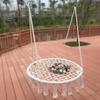 OLOEY Nordic Woven Cotton Rope Hanging Swing Chair