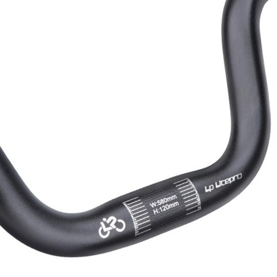 Ultralehká řídítka na kolo Dobrá houževnatost Hliníková slitina Tlumení nárazů Řídítka ve tvaru U Díl na kolo