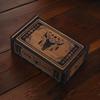 Portable Wood Tarot Cards Box Push Pull Cards Box Gift Case Divination Card Storage Container Witch Decoration Enduring