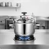 304 Stainless Steel Pressure Cooker Non-Electric with Locking