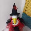 Scary Gothic Halloween Decoration Set for Front Door Yard and indoors Parties Quick Setups Felt Materials