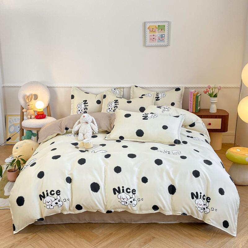 Four-piece Quilt Cover, Sheets, Bedding, Dormitory Three-piece Set
