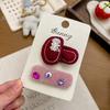 Wool Felt Cartoon Bread Slices Biscuits BB Clip Cute Bangs Side Clip Hairpin Funny Hair Clip Children's Hair Accessories