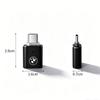 For BMW M X1 X3 Data Line Type-C To USB Adapter High Speed Port Accessories Key Chain For BMW G80 G06 G07 G42 G14 G15 G16 F82 M1 M2 M3 M4 M5 M6