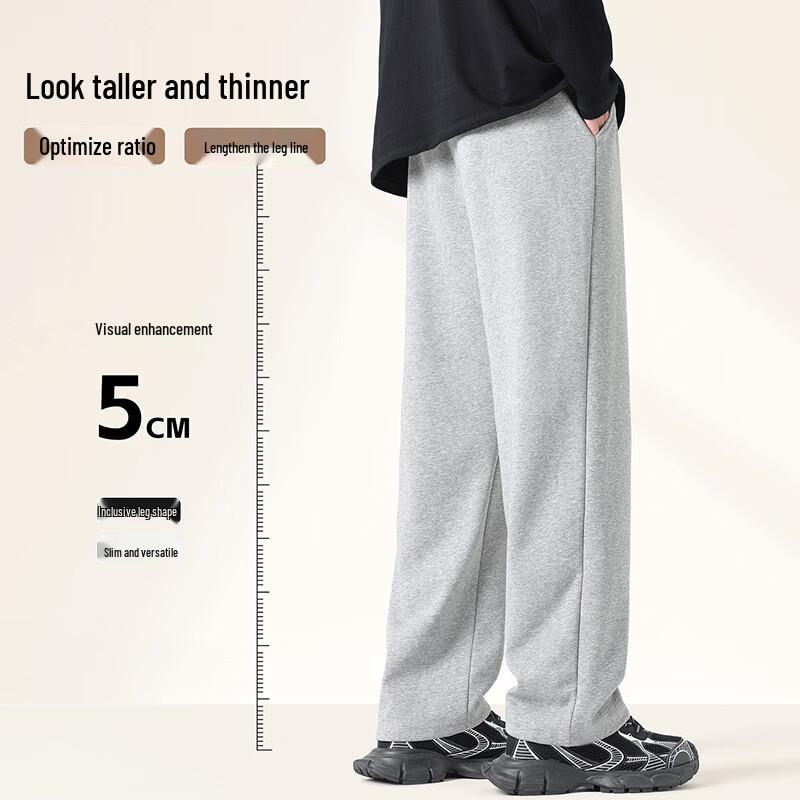 JEEP SPIRIT Men's Casual Relaxed Fit Straight Leg Cotton-Blend Trousers
