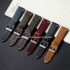 Ručně vyráběný retro olejový vosk pravá kůže telecí kůže řemínek rychloupínací 18mm 19mm 20mm 21mm 22mm 24mm dámský řemínek na hodinky příslušenství