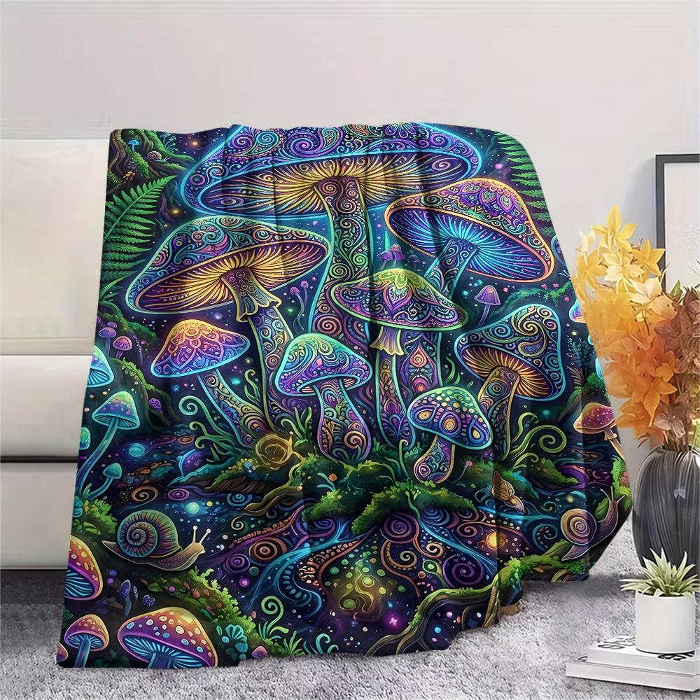 Colorful Line Marine OrganismsPrint Flannel Blanket,High Quality Comfortable for All Seasons,Home Decor,Warmth and Comfort,Perfect for Christmas Gifts