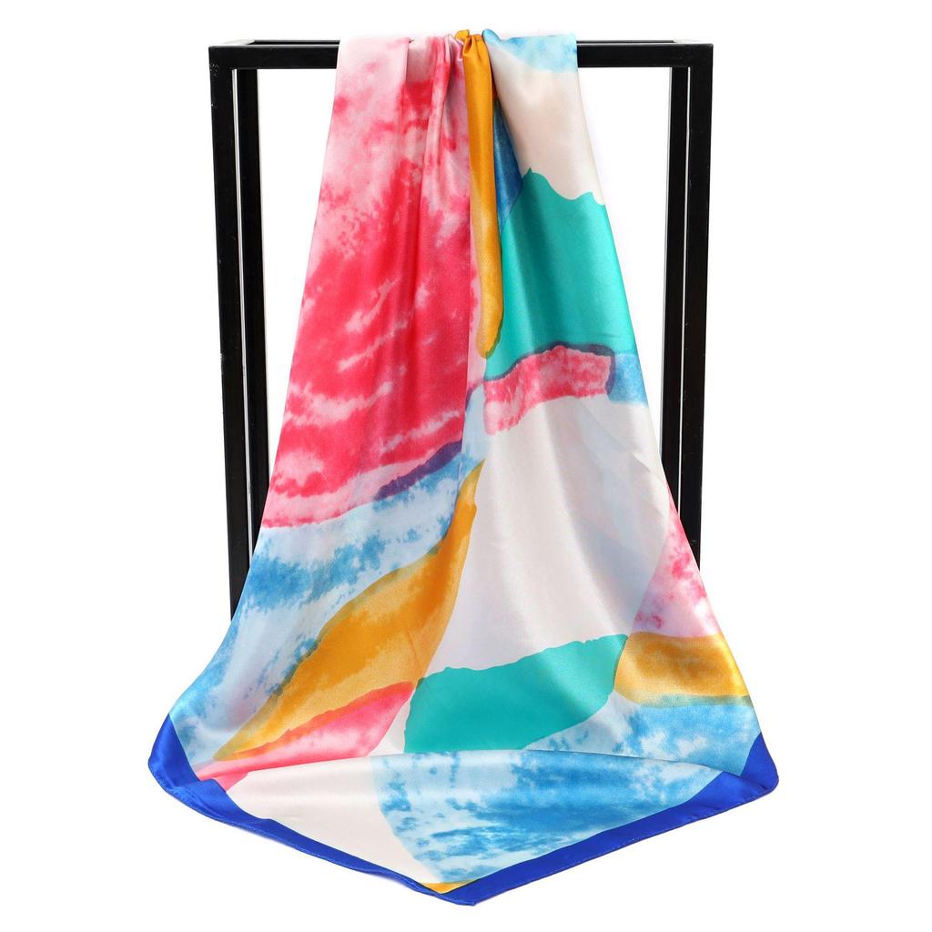 Long Silk Scarf for Women - Versatile Winter/Autumn Style Neckerchief, Fashionable and New 2021 Trend