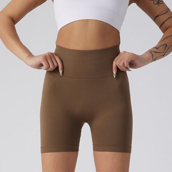 Pantaloncini Yoga Premaman Maacie | Vita Alta Senza Cuciture | Con Tasche - Foto 5