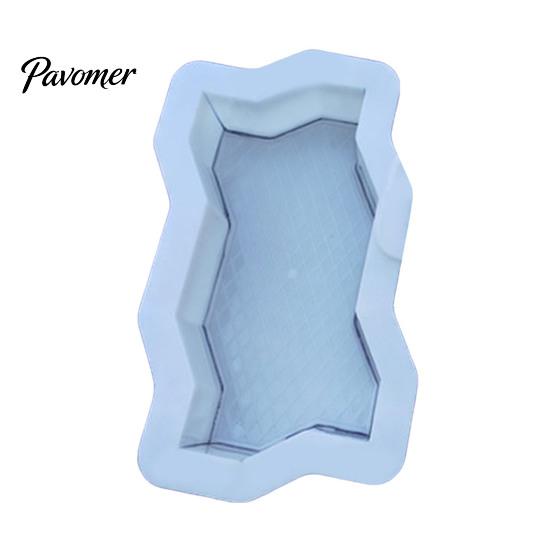 Outdoor Cement Art Form Garden Stepping Stone Mold, Reusable Concrete Pathway Paver Plastic DIY Pavement Mould for Patio Backyard Walkway Decor