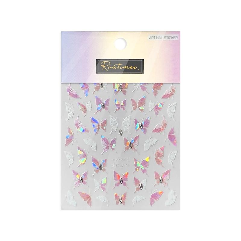 

Modern 5D Butterfly Nail Decals Japanese Glittering Stickers for Fashion Nail Art Experience Manicure Decoration