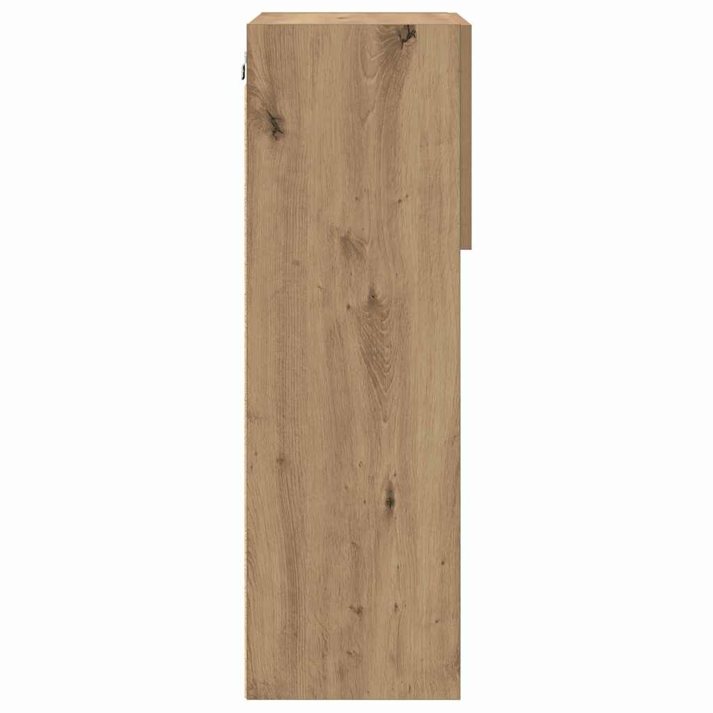Wall Mounted TV Cabinet Artisan Oak 40.5 x 30 x 90 cm