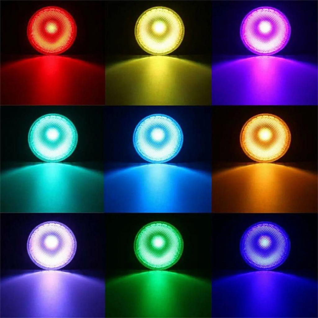 E27 15W 25W Dimmbare RGB PAR30 PAR38 Par-Scheinwerfer Wasserdichte LED-Spotlampe Flutlicht mit Fernbedienung Bunte Heimdekoration