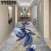 Fashion Feather Print Floor Mat Living Room Large Area Anti-Slip Carpet Bedroom Room Bedside Blanket Home Decor Accessories