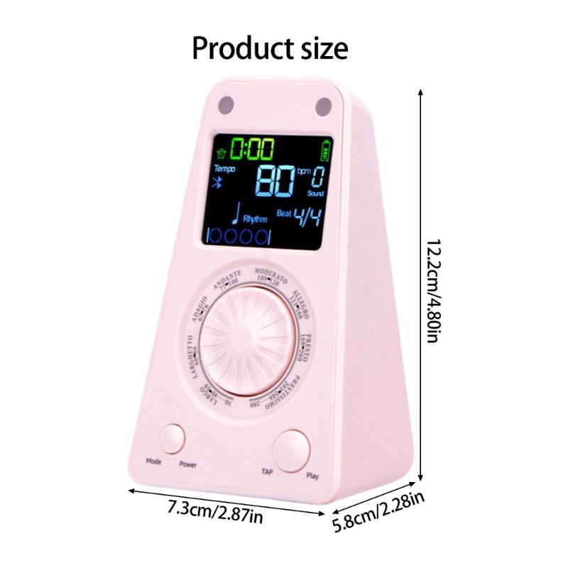 Rhythm Training Metronome Rechargeable Battery Beat Trainer Metronome Exercise Metronome Device Quiet Training Accessory