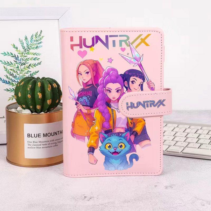Cute  Demon Hunters Hand Ledger Anime Peripheral Creative Printing Portable Detachable Loose-leaf Diary Student Notepad Gift
