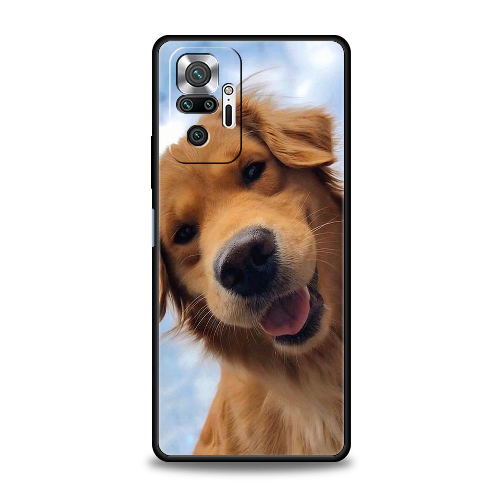 Labrador Golden Retriever Dog Phone Case For Xiaomi Redmi Note 14 13 12 5G 9S 9 10 11 Pro Plus 9T 14C 13C 12C 10C 9C 9A Cover