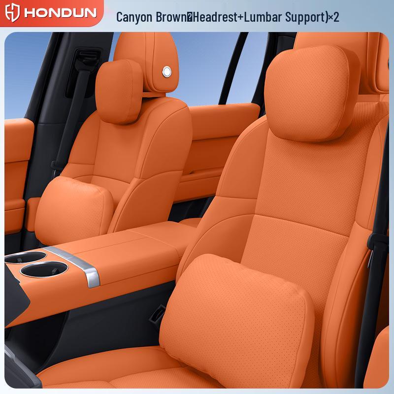 Haval Xiaolong MAX Car Interior Kit: Headrest, Lumbar, Neck, and Waist Support Pillows.