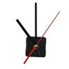 Straight Clock Movement Black Extended Silent Wall Clock