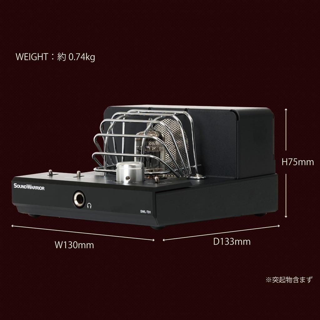 SOUNDWARRIOR Japanese-made Compact Hybrid Vacuum Tube Amplifier + Cube Speaker Set | SWL-T01SET1-SD