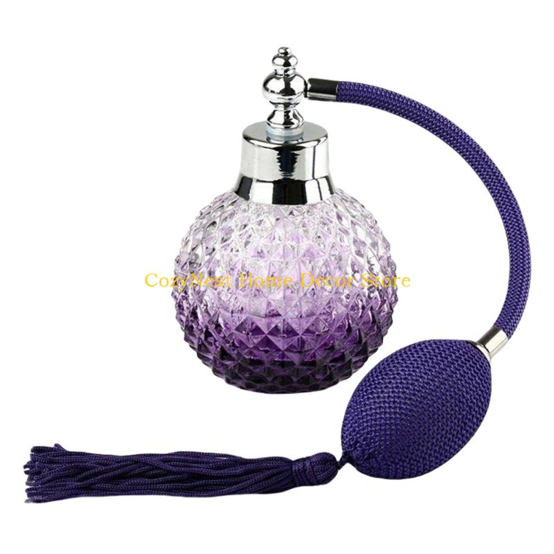 92MF Heatproof Glass Cocktail Atomizing Bottle Heat Resistant Mist Sprayer Tassels Atomizer Professional Bartending Equipment